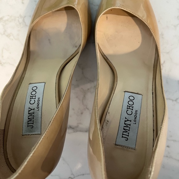 Jimmy choo peep toe patent leather heel - Picture 6 of 7